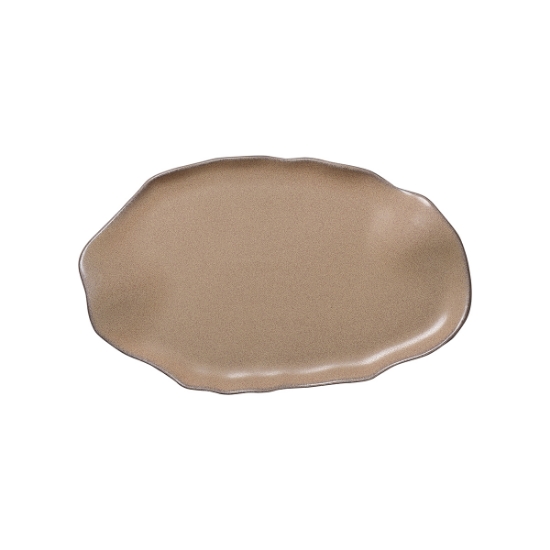 Εικόνα της ΠΙΑΤΕΛΑ ΠΟΡΣ. ΟΒΑΛ TAUPE DUSTY BEIGE 23CM Νo. 4547